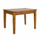 Mesa de Jantar Extensível Até 290 cm em Madeira Maciça Homemotion - Carbo Viadurini