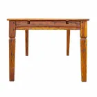 Mesa de Jantar Extensível Até 290 cm em Madeira Maciça Homemotion - Carbo Viadurini