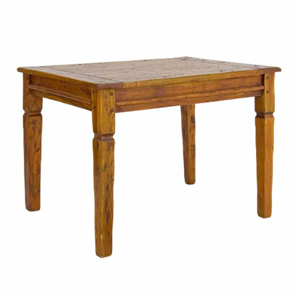 Mesa de Jantar Extensível Até 290 cm em Madeira Maciça Homemotion - Carbo Viadurini