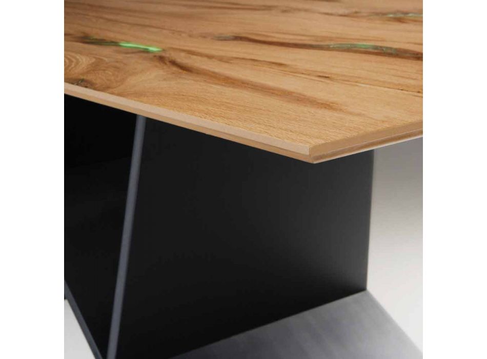 Mesa de jantar extensível até 294 cm de Made in Italy Wood Design - Cirio Viadurini