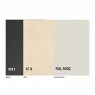 Mesa de jantar extensível Tampo de cerâmica até 2,8 m Fabricado na Itália - Paoluccio Viadurini