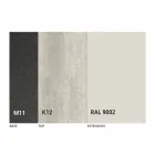 Mesa de jantar extensível Tampo de cerâmica até 2,8 m Fabricado na Itália - Paoluccio Viadurini