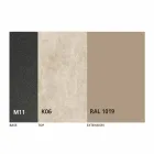 Mesa de jantar extensível Tampo de cerâmica até 2,8 m Fabricado na Itália - Paoluccio Viadurini