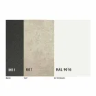 Mesa de jantar extensível Tampo de cerâmica até 2,8 m Fabricado na Itália - Paoluccio Viadurini