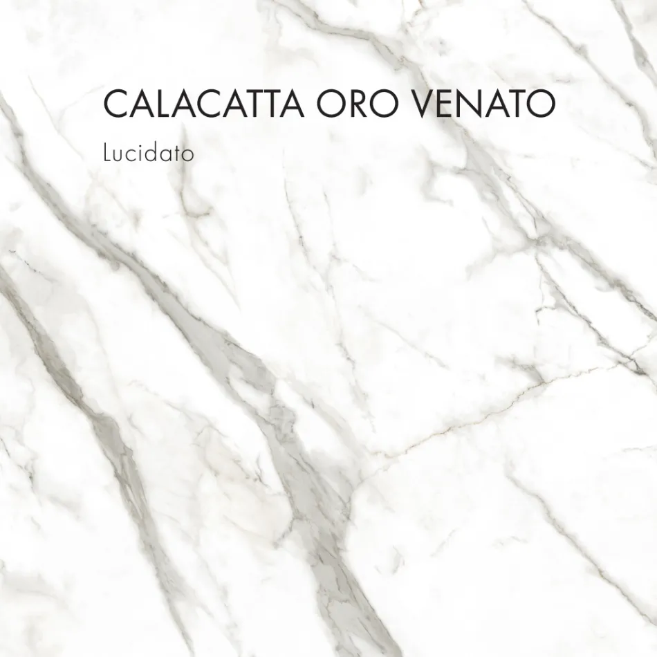 Mesa de jantar com tampo redondo em grés porcelânico made in Italy - Emilio Viadurini