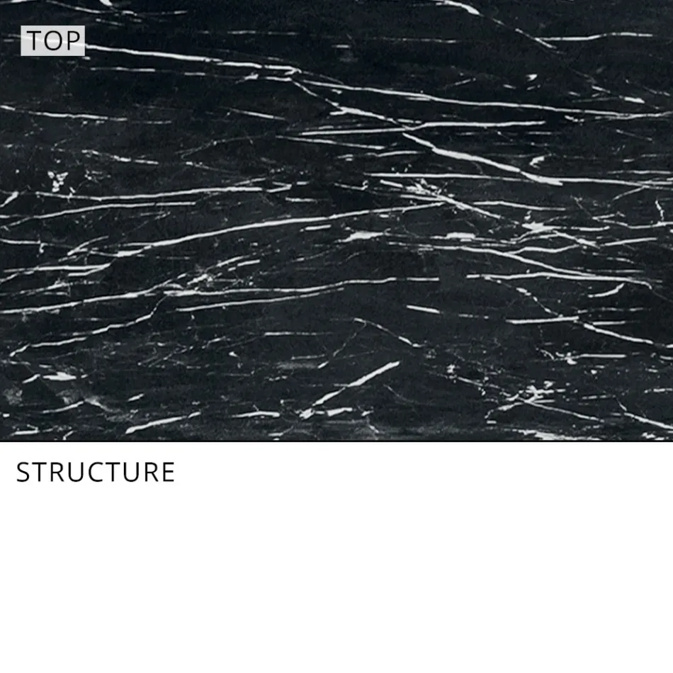 Mesa de Jantar de Jardim em Alumínio e Hpl ou Grés, Vários Acabamentos - Filomena Viadurini