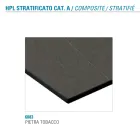 Mesa de Jantar Fixa em Metal e Hpl Estratificado Made in Italy - Bastiano Viadurini