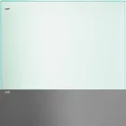 Mesa de Jantar em Vidro Transparente e Metal Várias Cores 5 Tamanhos - Aschio Viadurini