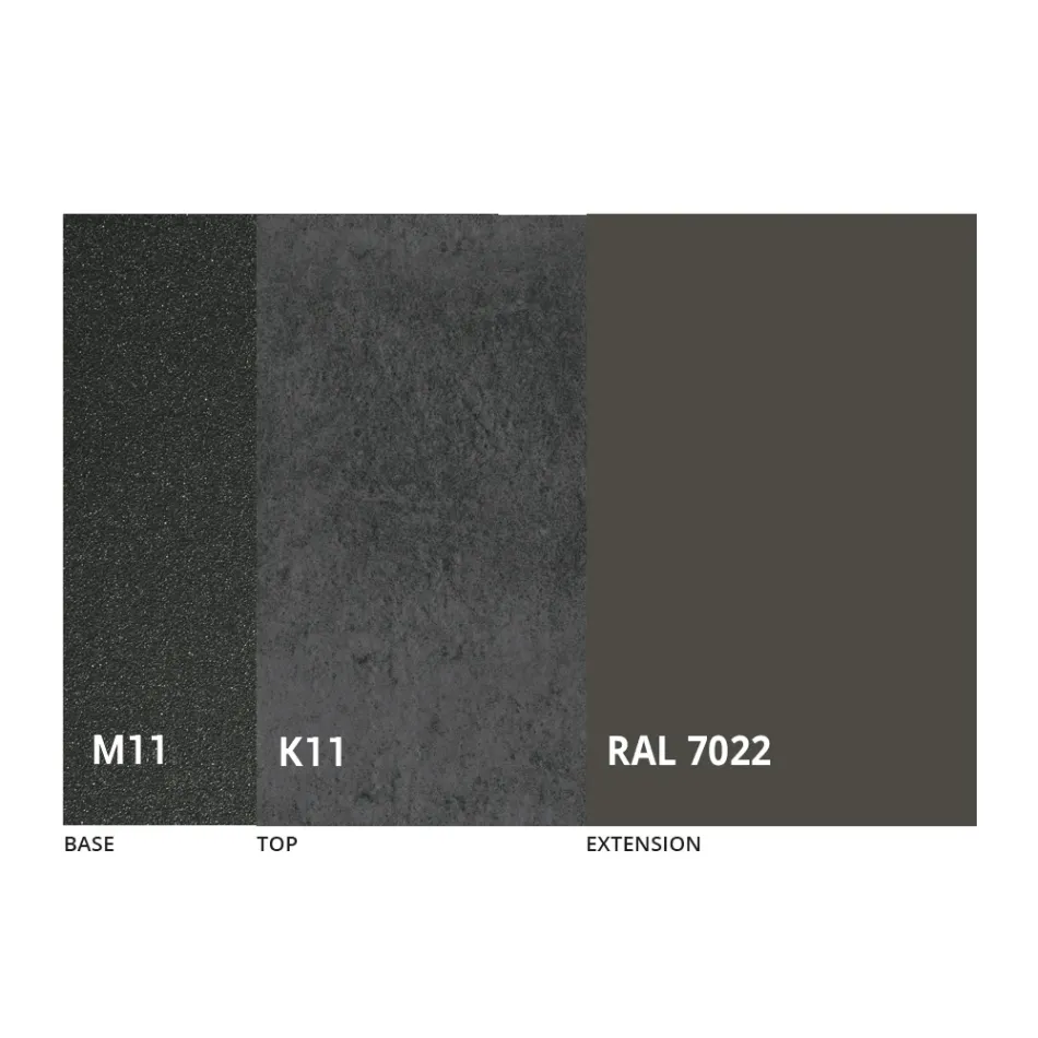 Mesa de jantar redonda com tampo extensível até 180 cm Made in Italy - Muschio Viadurini