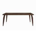 Estrutura e tampo da mesa de jantar em madeira maciça Made in Italy - Giustino