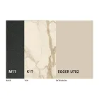 Mesa de jantar redonda extensível até 270 cm em cerâmica fabricada na Itália - Muschio Viadurini