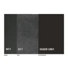 Mesa de jantar redonda extensível até 270 cm em cerâmica fabricada na Itália - Muschio Viadurini