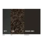 Mesa de jantar redonda extensível até 270 cm em cerâmica fabricada na Itália - Muschio Viadurini