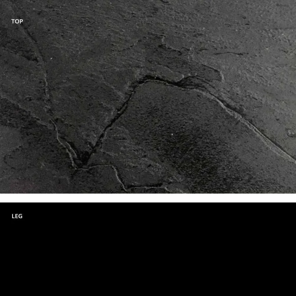 Mesa quadrada da sala de jantar, HPL Top - décimo nono século por Slide Viadurini