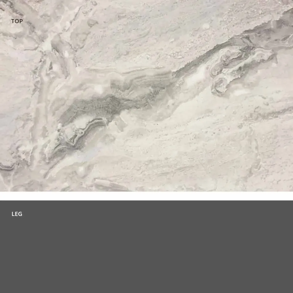 Mesa quadrada da sala de jantar, HPL Top - décimo nono século por Slide Viadurini