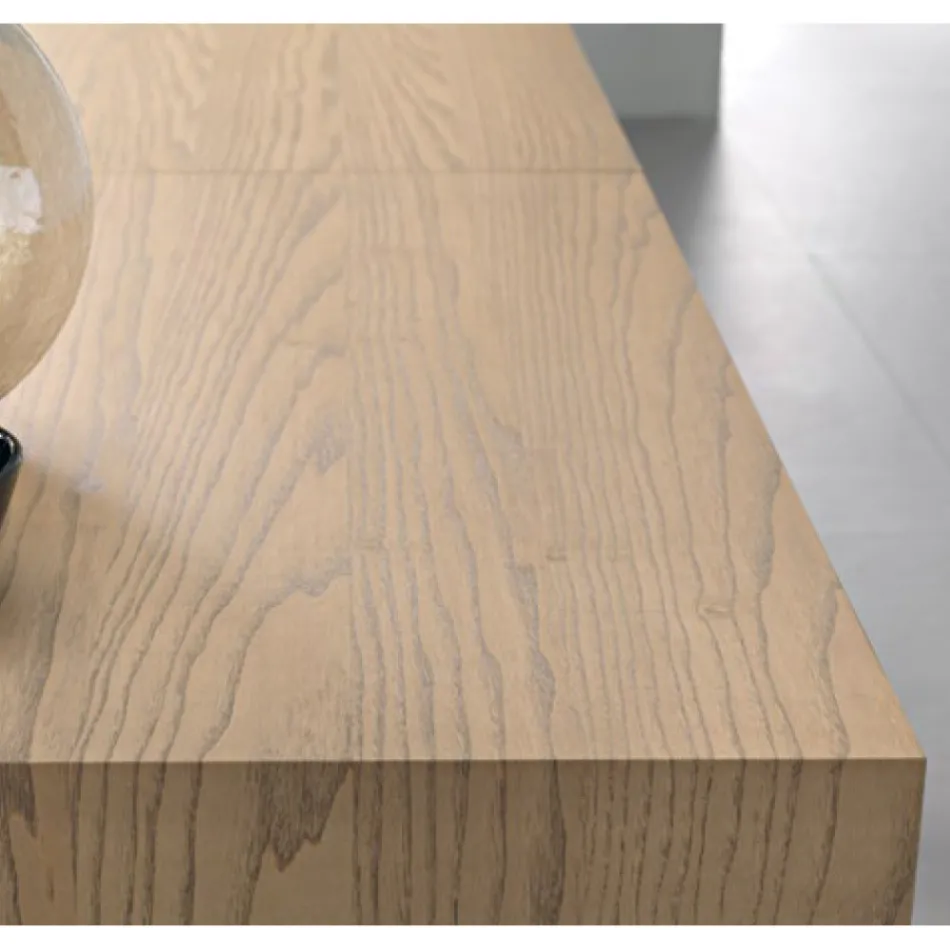 Mesa retangular extensível (300 cm ou 340 cm) em madeira - Passoa Viadurini