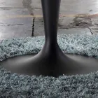 Mesa Redonda Extensível e com Design Moderno - Borgia Viadurini