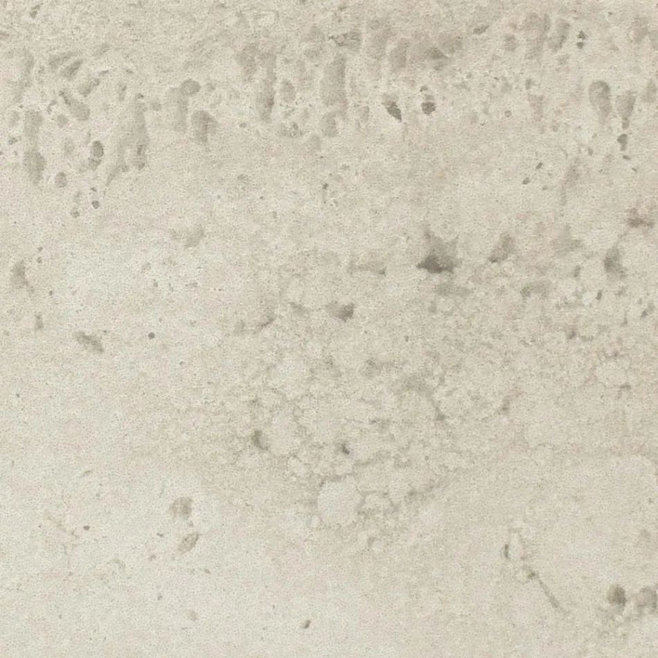 Mesa Externa Redonda em Cerâmica Travertino Leve Made in Italy - Pegaso Viadurini