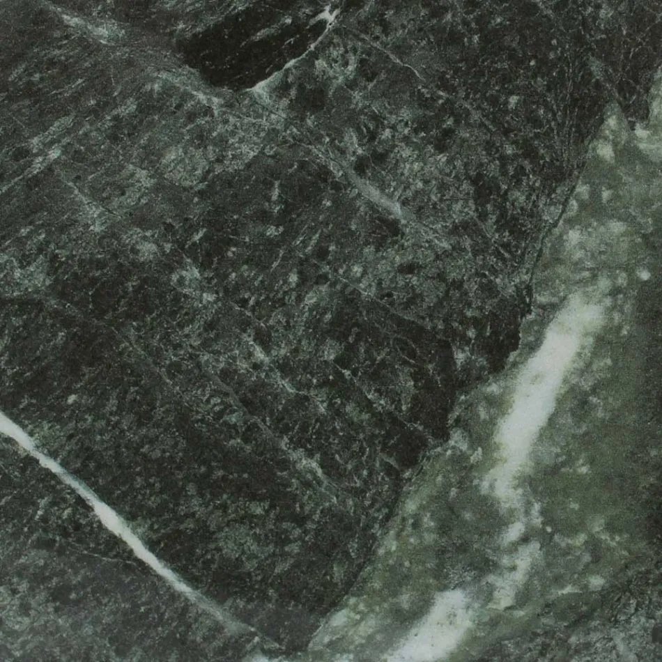 Mesa Externa Redonda em Cerâmica Verde França Fabricada na Itália - Pegaso Viadurini