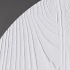 Mesa de jantar redonda em madeira compensada folheada a freixo - Libra Viadurini