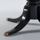 Mesa redonda de design clássico em mogno polido, diâmetro 150cm, Akim Viadurini