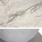 Mesa Redonda de Design Clássico, Ø140 e HPL top - Século XIX por Slide Viadurini