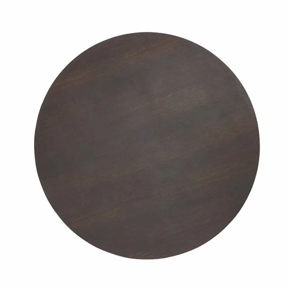 Mesa Redonda de Design Clássico, Ø140 e HPL top - Século XIX por Slide Viadurini