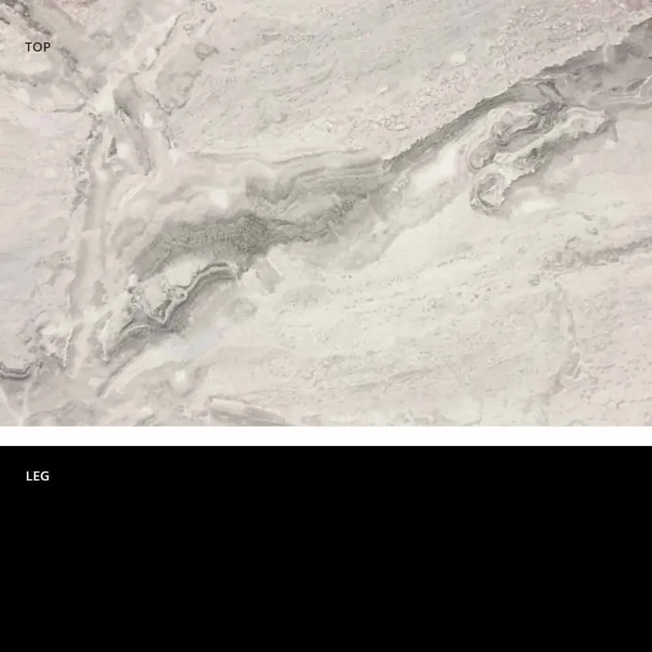 Mesa Redonda de Design Clássico, Ø140 e HPL top - Século XIX por Slide Viadurini