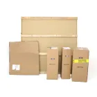 Mesa Redonda Fixa com Tampo Cerâmico Fabricado na Itália - Tesoura Viadurini