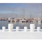 Adan by Vondom mesa / banqueta para exterior, em polietileno Viadurini