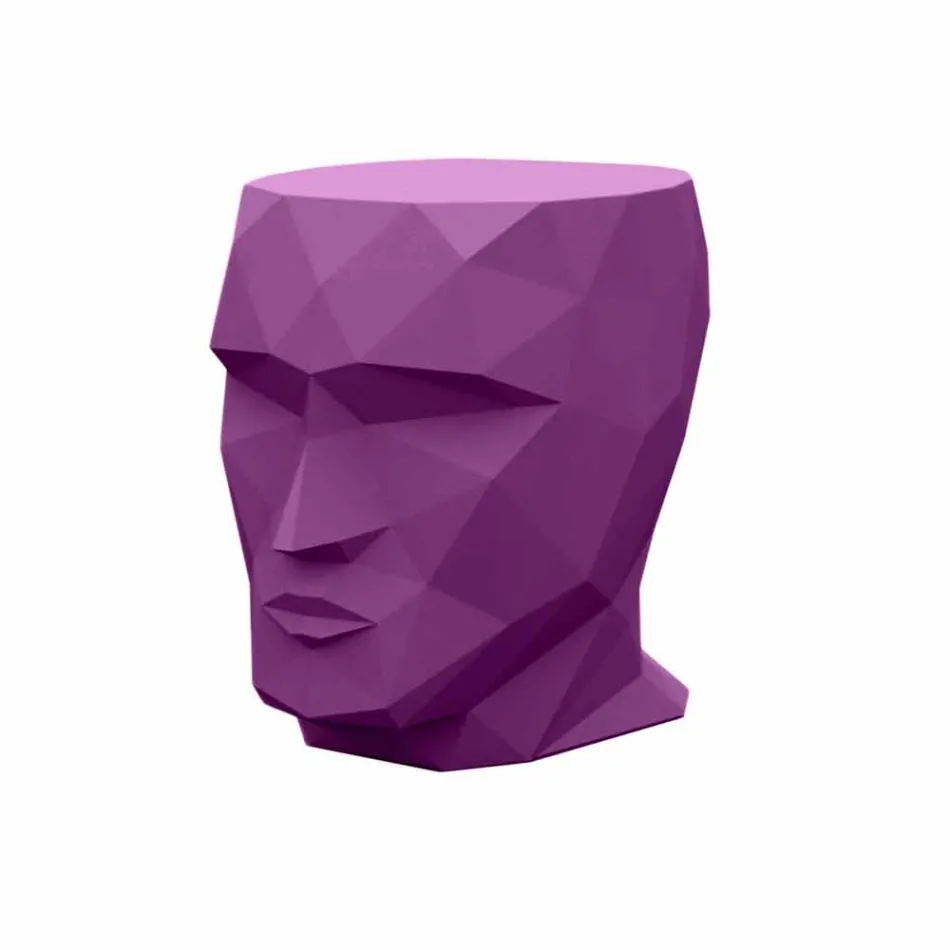 Adan by Vondom mesa / banqueta para exterior, em polietileno Viadurini