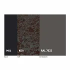 Mesa de Jantar Redonda Extensível até 165 cm com Tampo em Cerâmica - Pistolero Viadurini