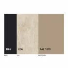 Mesa de Jantar Redonda Extensível até 165 cm com Tampo em Cerâmica - Pistolero Viadurini