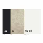 Mesa de Jantar Redonda Extensível até 165 cm com Tampo em Cerâmica - Pistolero Viadurini