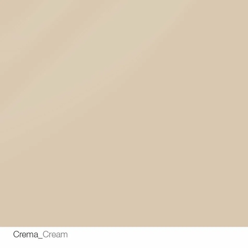 Mesa redonda de design d.120 tampo de cristal feito na Itália Cristal Viadurini