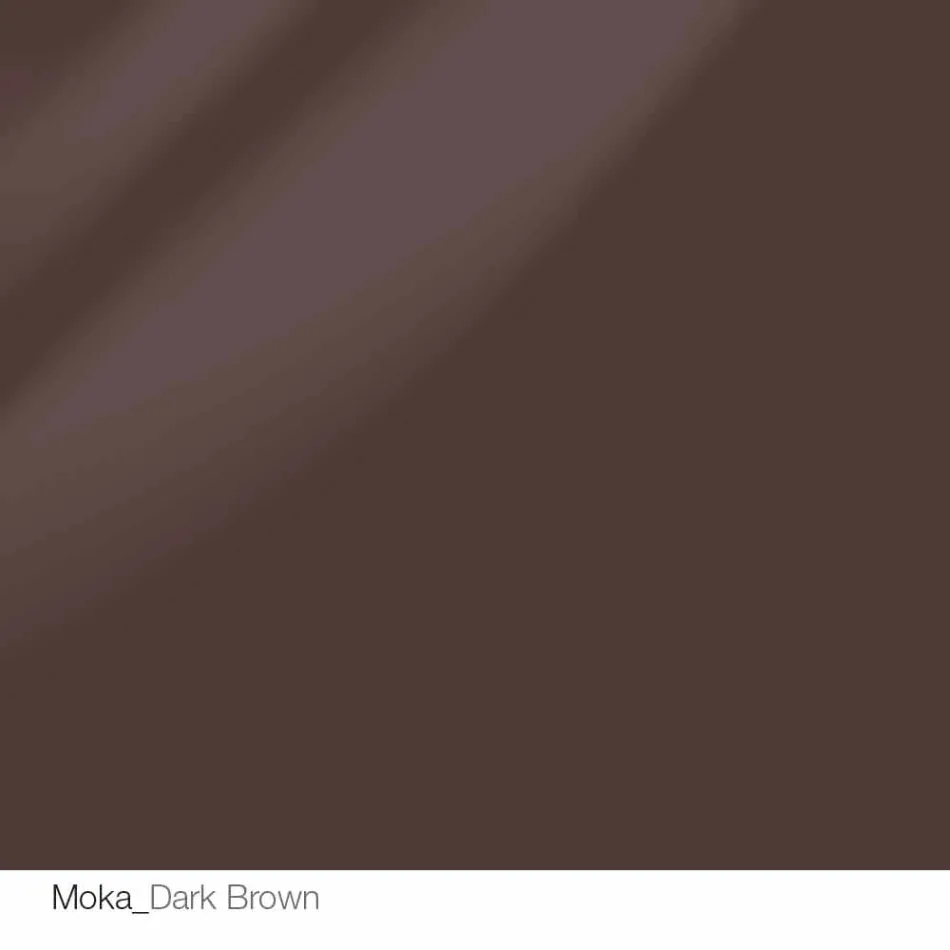 Mesa redonda de design d.160 tampo de cristal feito na Itália Cristal Viadurini