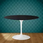 Mesa Tulipa Eero Saarinen H 73 em cerâmica Sirius Made in Italy - Escarlate Viadurini
