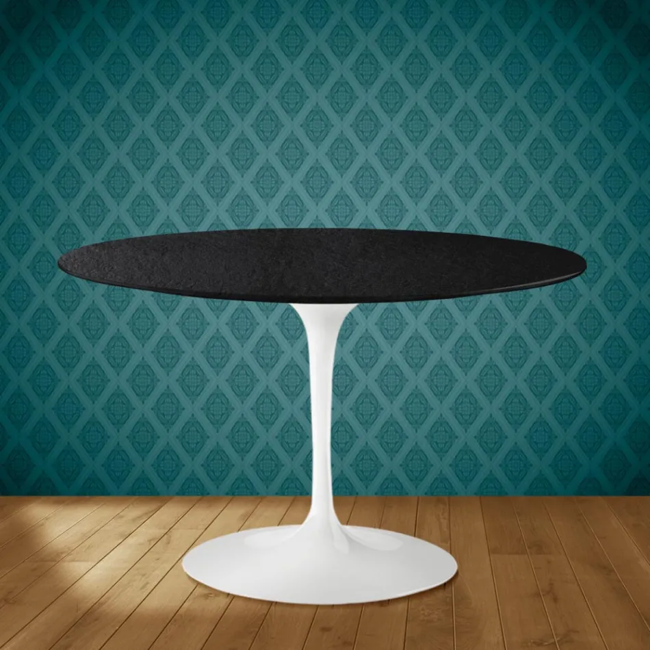 Mesa Tulipa Eero Saarinen H 73 em cerâmica Sirius Made in Italy - Escarlate Viadurini