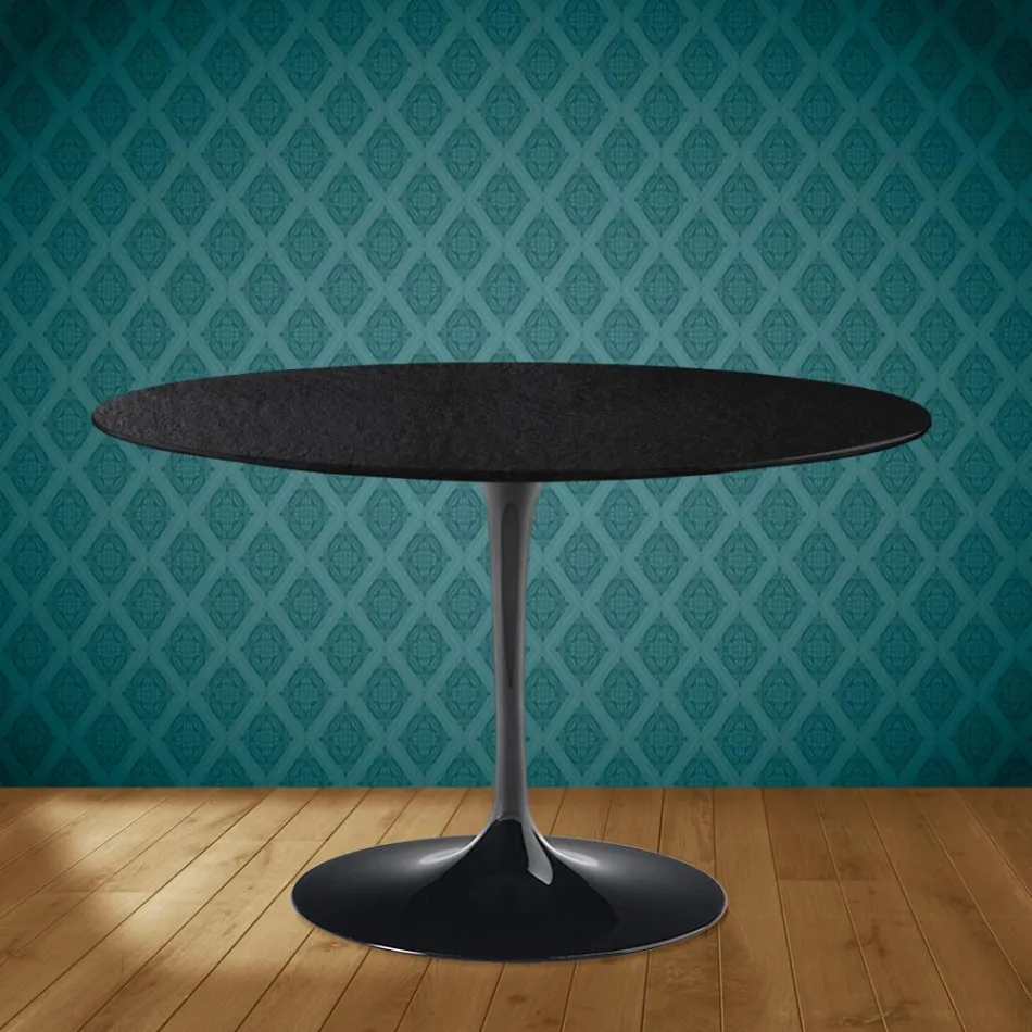 Mesa Tulipa Eero Saarinen H 73 em cerâmica Sirius Made in Italy - Escarlate Viadurini
