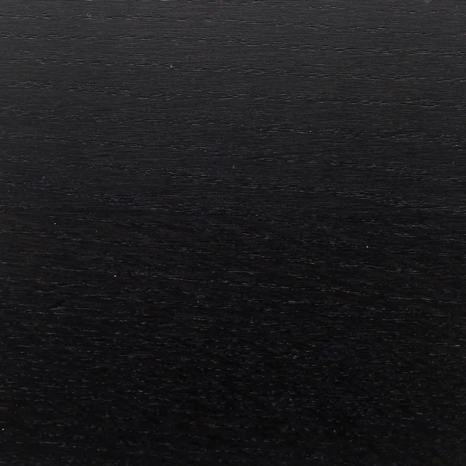 Mesa Tulipa Eero Saarinen H 73 Oval em Carvalho Preto Manchado Made in Italy - Escarlate Viadurini