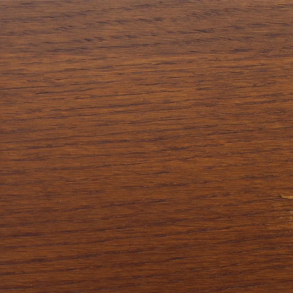 Mesa Tulipa Eero Saarinen H 73 Oval em carvalho manchado de nogueira escura Made in Italy - Escarlate Viadurini