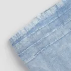 Toalha de banho de linho pesado azul claro com design luxuoso italiano - Jojoba Viadurini