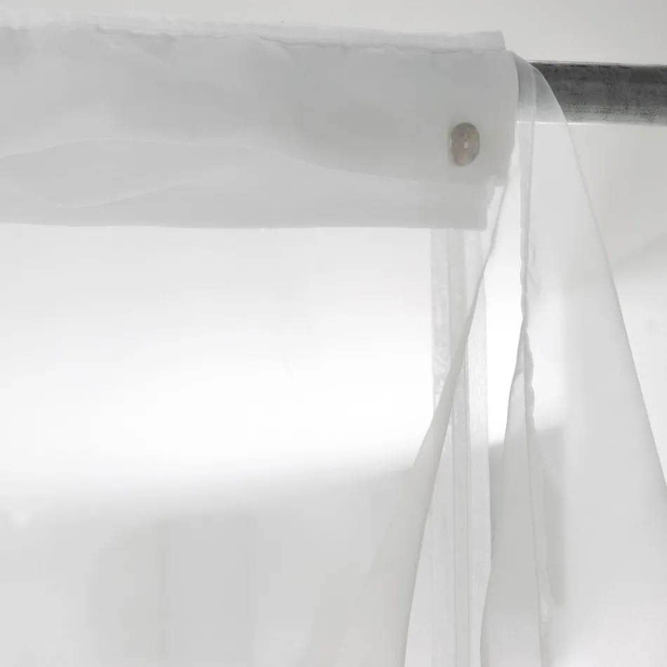 Cortina de organza luxuosa e elegante com design de qualidade fabricado na Itália - Organdi Viadurini