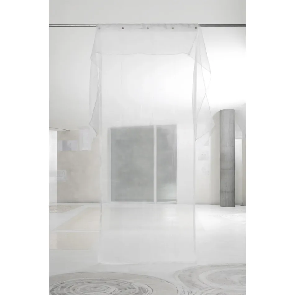 Cortina de organza luxuosa e elegante com design de qualidade fabricado na Itália - Organdi Viadurini