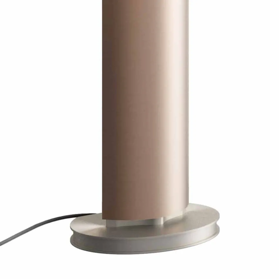 Radiador elétrico de piso com design de LED simples ou duplo a 500 W - Stilus Viadurini