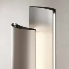 Radiador elétrico de piso com design de LED simples ou duplo a 500 W - Stilus Viadurini