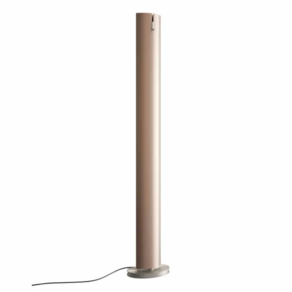 Radiador elétrico de piso com design de LED simples ou duplo a 500 W - Stilus Viadurini