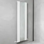 Radiador de Banheiro Vertical Design em Aço com Espelho de 587 W - Picchio Viadurini