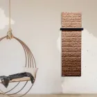 Radiador decorativo com sistema hidráulico em pó de mármore italiano - Terraa Viadurini