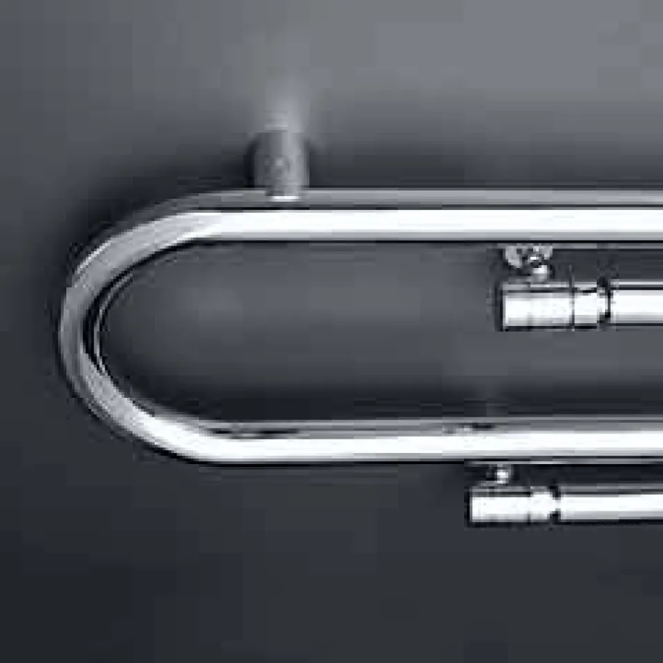 Desenho de poço termométrico Hidráulico Graffiti com acabamento cromado by Scirocco H Viadurini